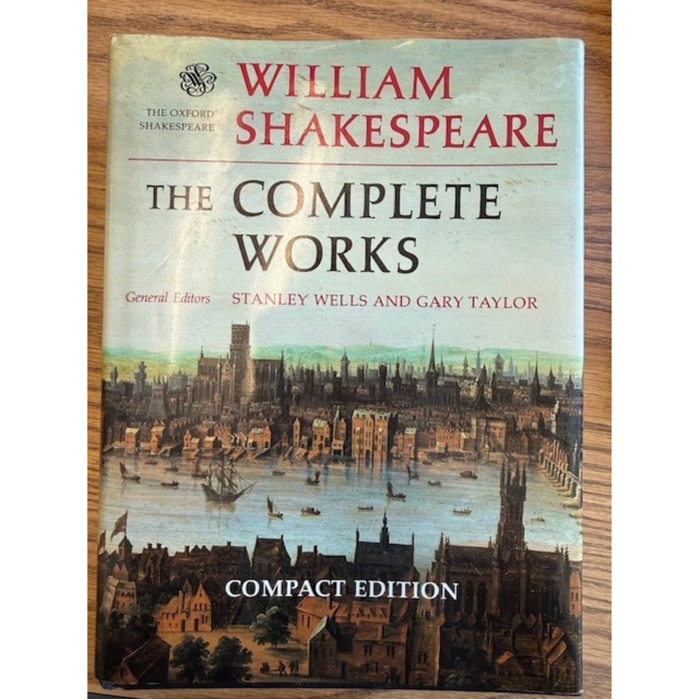 William Shakespeare Complete Works Compact Edition Oxford 1988‎ Hardcover DJ